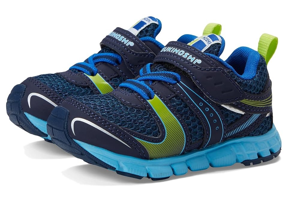 Tsukihoshi Kids Velocity (Toddler/Little Kid) Boys Shoes Navy/Sky : 9.5 Toddler M, Manmade/Fabric - Bellso